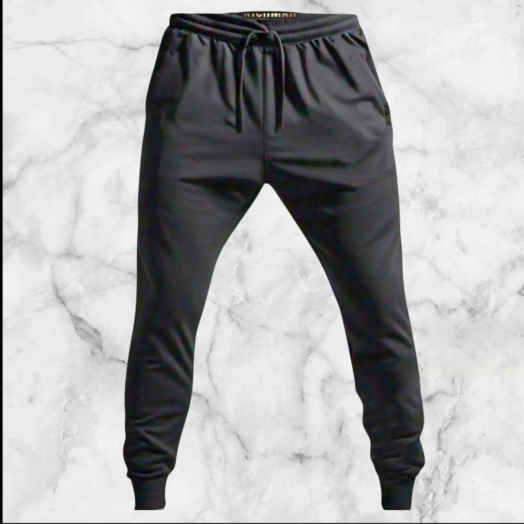 Men's 2 Pcs Plain Polyester Track Suit - Perfect Active Wear from outlars